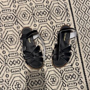 Salt Water Black Sandals